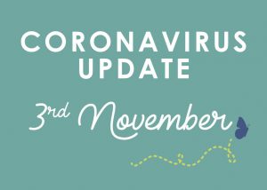 Withy Water Coronavirus Update Nov 3rd 2020